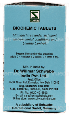 Dr Willmar Schwabe Calcarea Fluorica 200x Biochemic Tablet 25gm