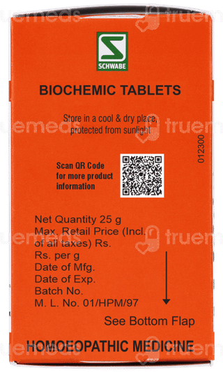 Dr Willmar Schwabe Natrum Phosphoricum 12x Biochemic Tablet 25gm