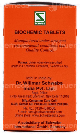 Dr Willmar Schwabe Natrum Phosphoricum 12x Biochemic Tablet 25gm