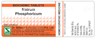 Dr Willmar Schwabe Natrum Phosphoricum 12x Biochemic Tablet 25gm