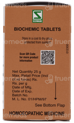 Dr Willmar Schwabe Kali Phosphoricum 12x Biochemic Tablet 25gm