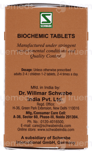 Dr Willmar Schwabe Kali Phosphoricum 12x Biochemic Tablet 25gm
