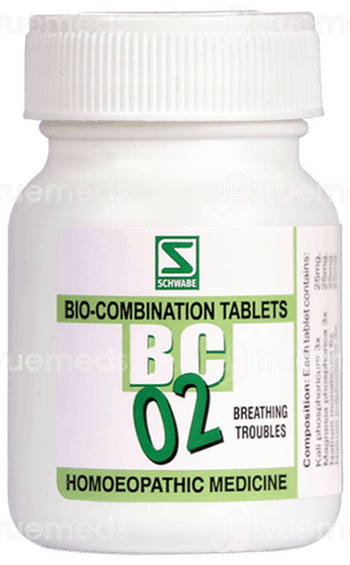 Dr Willmar Schwabe Bc 02 Bio Combination Tablet 25gm
