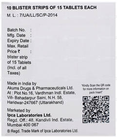 Rapilif D 8/0.5 Tablet 15