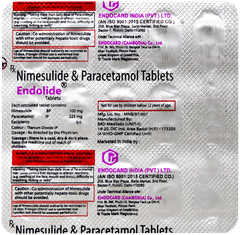 Endolide Tablet 15