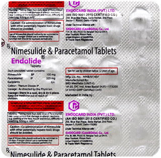 Endolide Tablet 15