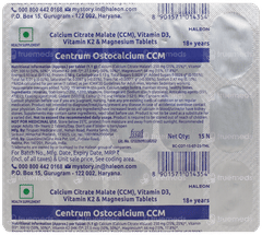Centrum Ostocalcium Ccm 18+ Years Tablet 15