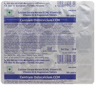 Centrum Ostocalcium Ccm 18+ Years Tablet 15