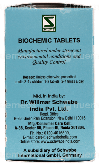 Dr Willmar Schwabe Calcarea Fluorica 3x Biochemic Tablet 25gm