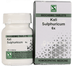 Dr Willmar Schwabe India Kali Sulphuricum 6x Biochemic Tablet 25gm