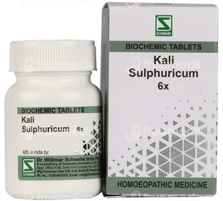 Dr Willmar Schwabe India Kali Sulphuricum 6x Biochemic Tablet 25gm