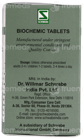 Dr Willmar Schwabe Kali Sulphuricum 3x Biochemic Tablet 25gm