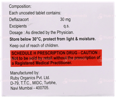 Glazenta 30Mg Tablet 6