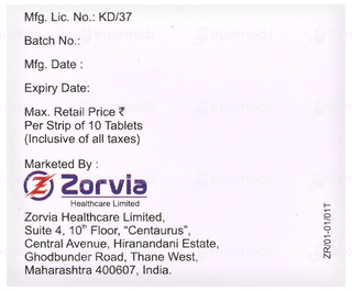 Zorifax 200 Tablet 10