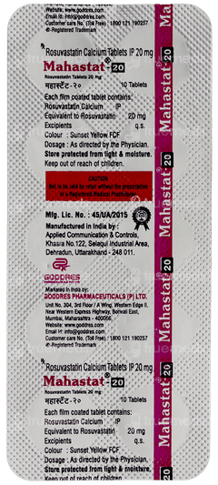 Mahastat 20 Tablet 10