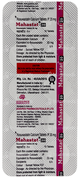 Mahastat 20 Tablet 10
