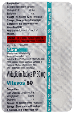 Vilavos 50 Tablet 15 Vilavos 50 Tablet 15