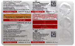 Telmikind Ct 40 Tablet 15
