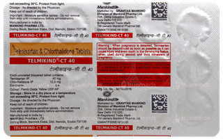 Telmikind Ct 40 Tablet 15
