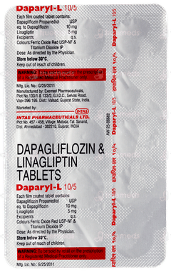 Daparyl L 10/5 Tablet 15