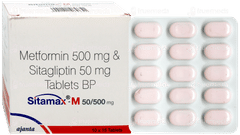 Sitamax M 50/500Mg Tablet 15