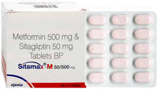 Sitamax M 50/500Mg Tablet 15