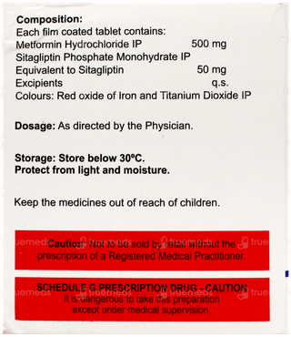 Sitamax M 50/500Mg Tablet 15