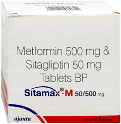 Sitamax M 50/500Mg Tablet 15