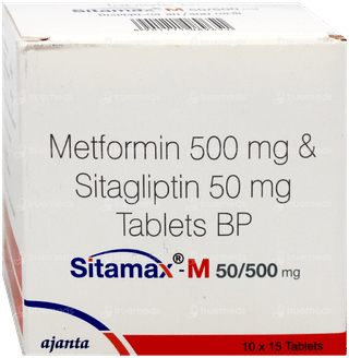 Sitamax M 50/500Mg Tablet 15