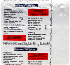 Sitamax M 50/500Mg Tablet 15