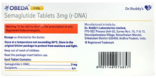 Obeda 3mg Tablet 10