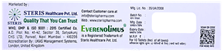 Everenolimus 0.5 Tablet 10