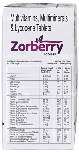 Zorberry Tablet 15