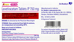 Keppra 750Mg Tablet 14