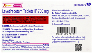 Keppra 750Mg Tablet 14