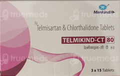 Telmikind Ct 80 Tablet 15
