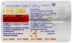 Keppra 500Mg Tablet 14