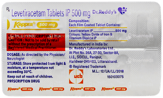 Keppra 500Mg Tablet 14