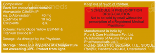 Lipikind Ez 40 Tablet 10
