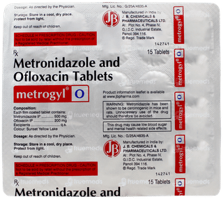 Metrogyl O Tablet 15