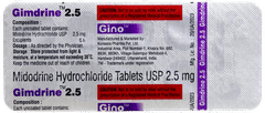 Gimdrine 2.5 Tablet 10