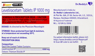 Keppra 1000Mg Tablet 14