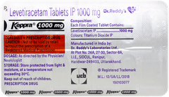 Keppra 1000Mg Tablet 14
