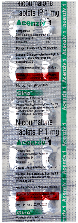 Acenziv 1 Tablet 10