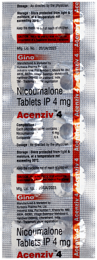 Acenziv 4 Tablet 10