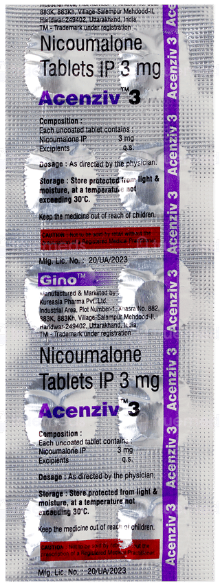 Acenziv 3 Tablet 10