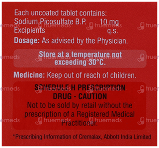 Cremalax 10Mg 3 Pack Of 6 Tablets