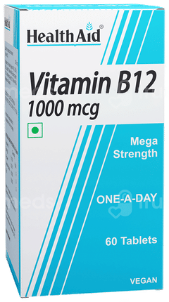 Healthaid Vitamin B12 1000Mcg Tablet 60 Healthaid Vitamin B12 1000Mcg Tablet 60
