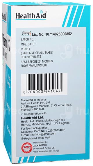 Healthaid Vitamin B12 1000Mcg Tablet 60
