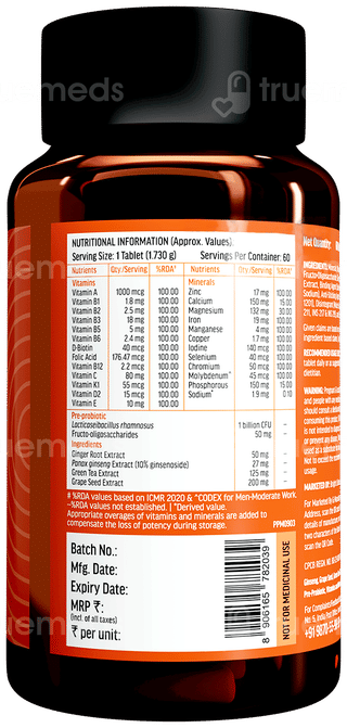 Hk Vitals Multivitamin + Men Tablet 60